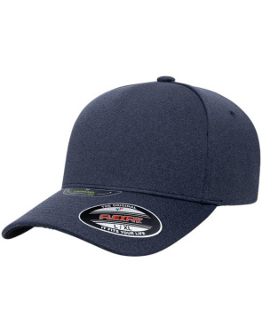 Unipanel Melange Cap, Melange Heather Grey – Flexfit (2)