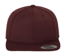 Klassische Snapback-Kappe für Kinder, Kastanienbraun