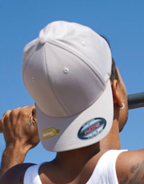 Flexfit-Kappe aus recyceltem Polyester, Silber – Flexfit (2)