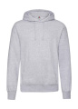 Klassischer Kapuzenpullover, graumeliert, Heidegrau