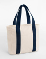 Edit Canvas Tote, naturfarben/marineblau, Natur/Marineblau