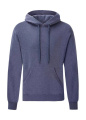 Klassischer Kapuzenpullover, marineblau meliert, Heather Navy