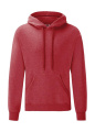 Klassischer Kapuzenpullover, Heidekrautrot