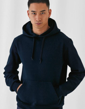 ID.003 Kapuzenpullover aus Baumwollmischgewebe, schwarz – B&C (2)