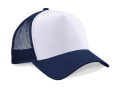 Snapback Trucker, französisches Marineblau/weiß, Französischblau/Weiß