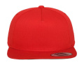 Klassischer 5-Panel-Snapback, rot