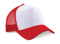 Snapback Trucker, Klassisches Rot/Weiß