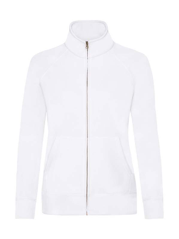 Damen Premium-Sweatjacke, weiß – Fruit of the Loom (1)