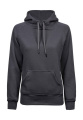 Damen-Kapuzenpullover, dunkelgrau