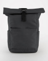 Premium-Rucksack aus recyceltem Material mit Rollverschluss, Graphitgrau