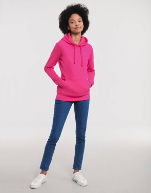 Damen-Sweatshirt mit Kapuze, weiß – Russell Athletic (4)