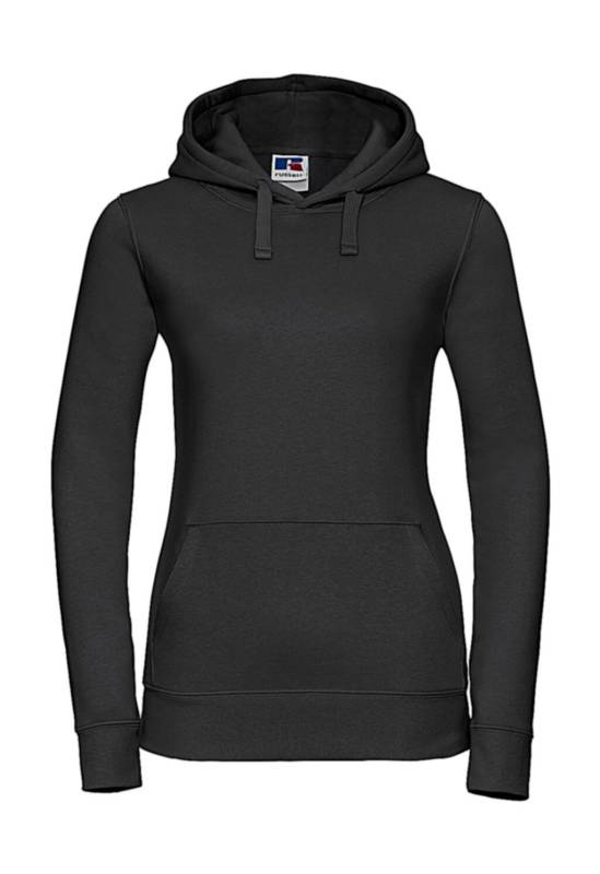 Damen-Sweatshirt mit Kapuze, schwarz – Russell Athletic (1)