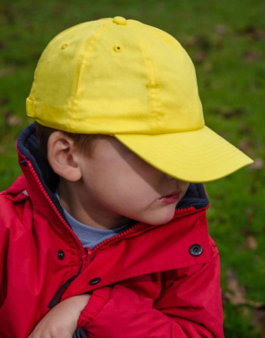 Junior Low Profil Baumwollkappe, weiß – Result Headwear (2)