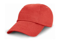 Junior Low Profil Baumwollkappe, rot