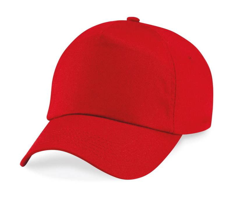 Originale 5-Panel-Kappe, Klassisches Rot – Beechfield (1)