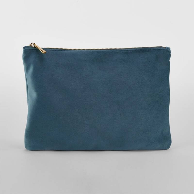 Samt-Accessoire-Etui, Blauer Topas – Bagbase (1)