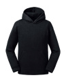 Authentischer Kapuzenpullover für Kinder, schwarz
