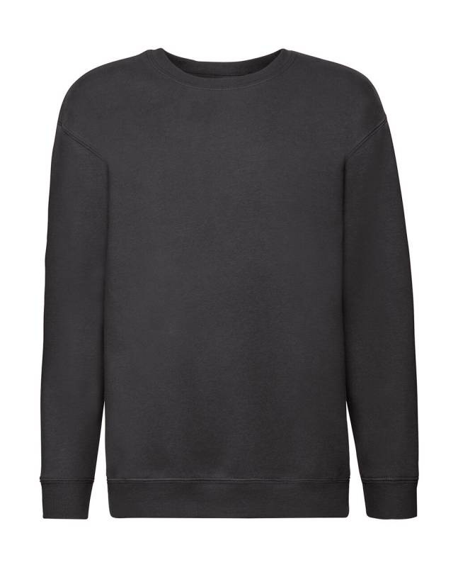 Premium-Sweatshirt für Kinder, schwarz – Fruit of the Loom (1)