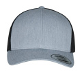 Retro Trucker Zweifarbig, Heather/Black