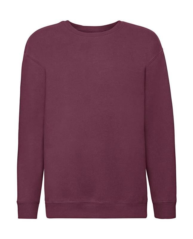 Premium-Sweatshirt für Kinder, bordeauxrot – Fruit of the Loom (1)
