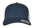 Retro Trucker Zweifarbig, Marineblau/Silber
