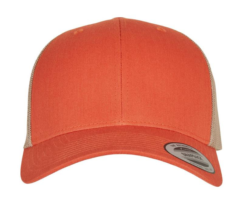Retro Trucker Zweifarbig, Rustikales Orange/Khaki – Classics (1)