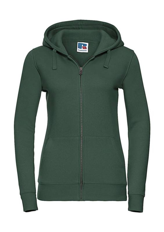Damen-Kapuzenpullover mit Reißverschluss, flaschengrün – Russell Athletic (1)