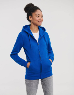 Damen-Kapuzenpullover mit Reißverschluss, helles Oxfordgrau – Russell Athletic (2)