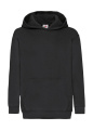 Klassischer Kapuzenpullover für Kinder, schwarz
