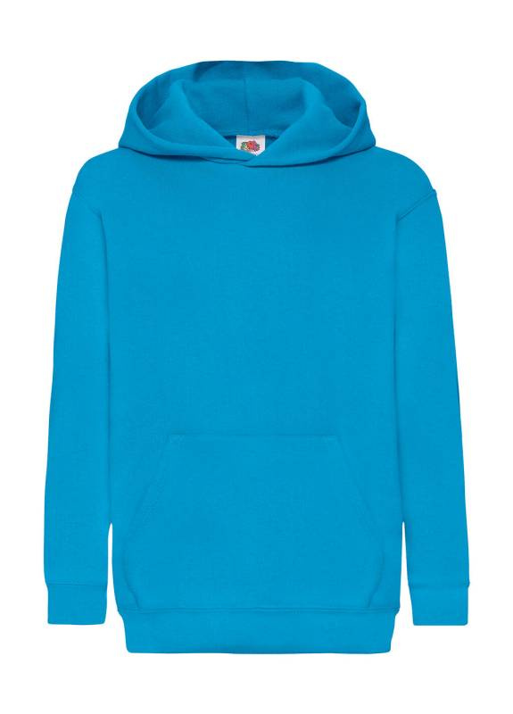 Klassischer Kapuzenpullover für Kinder, Azurblau – Fruit of the Loom (1)