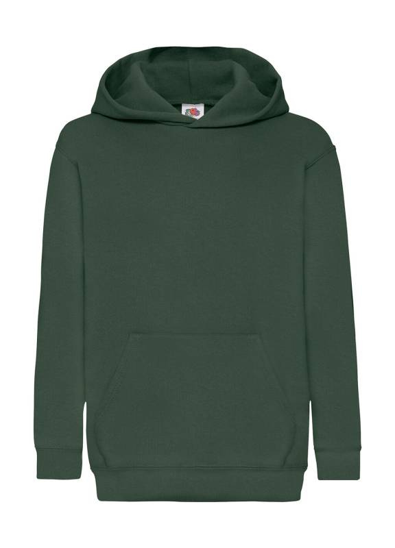 Klassischer Kapuzenpullover für Kinder, flaschengrün – Fruit of the Loom (1)