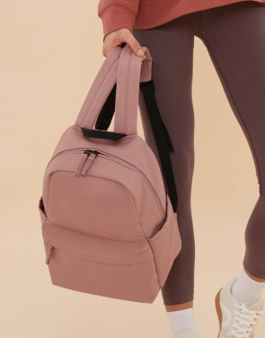 Premium Mini-Rucksack aus Recyclingmaterial, Reines Grau – Bagbase (4)