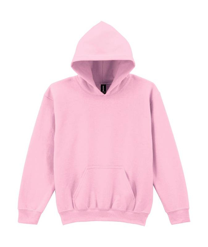 Kapuzenpullover für Jugendliche aus schwerem Material, Hellrosa – Gildan (1)