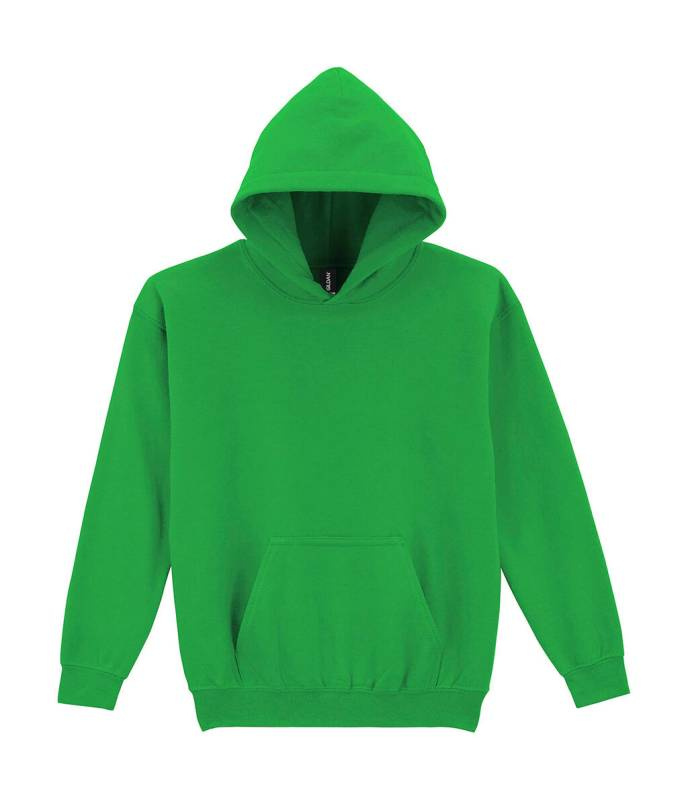 Kapuzenpullover für Jugendliche aus schwerem Material, Irisches Grün – Gildan (1)