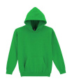Kapuzenpullover für Jugendliche aus schwerem Material, Irisches Grün