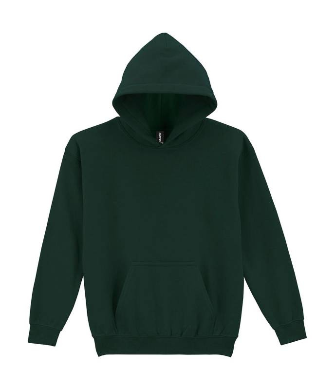 Kapuzenpullover für Jugendliche aus schwerem Material, waldgrün – Gildan (1)