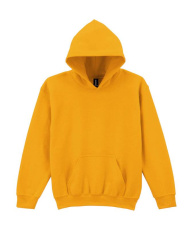 Kapuzenpullover für Jugendliche aus schwerem Material, goldfarben