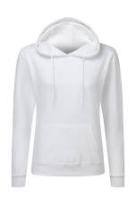 Kapuzenpullover für Damen, weiß