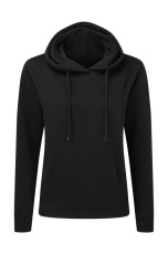 Kapuzenpullover für Damen, Tiefschwarz