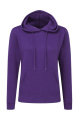 Kapuzenpullover für Damen, violett, Lila