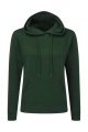 Kapuzenpullover für Damen, flaschengrün