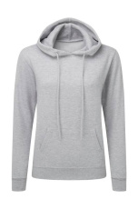 Kapuzenpullover für Damen, helles Oxfordgrau
