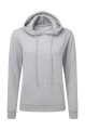 Kapuzenpullover für Damen, helles Oxfordgrau, Helles Oxford