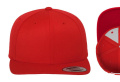 Klassische Snapback-Kappe, rot/rot