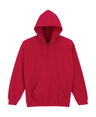 Kapuzenpullover für Erwachsene aus schwerem Mischgewebe, Kirschrot