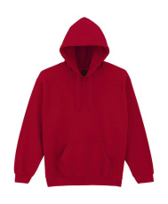 Kapuzenpullover für Erwachsene aus schwerem Mischgewebe, Antikes Kirschrot