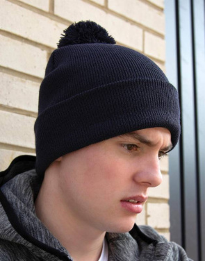 Bommelmütze, rot – Result Winter Essentials (3)