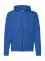 Klassische Kapuzen-Sweatjacke, königsblau