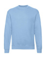 Klassisches Set-In-Sweatshirt, himmelblau