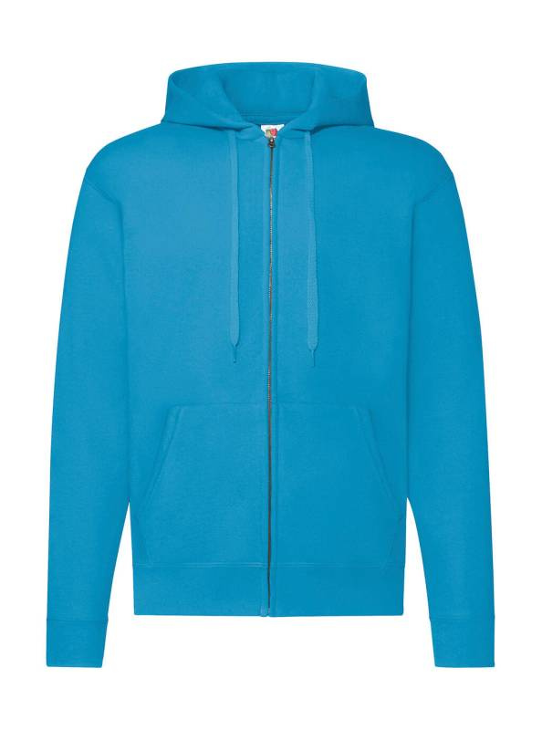 Klassische Kapuzen-Sweatjacke, Azurblau – Fruit of the Loom (1)